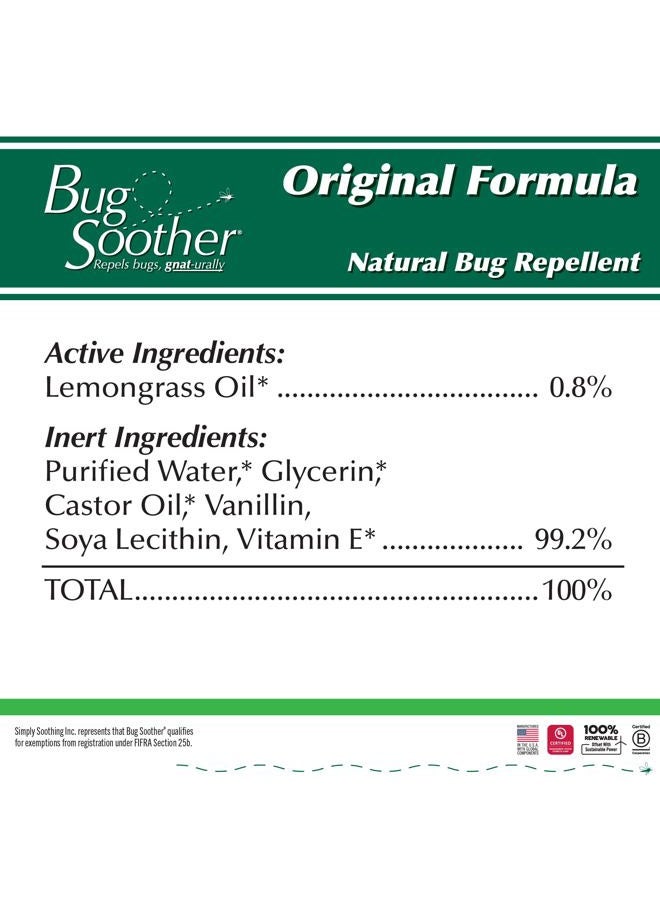 Bug Soother Spray 8 oz - Natural Insect, Gnat and Mosquito Repellent & Deterrent - Safe Bug Spray for Adults, Kids, Pets, & Environment - Made in USA - Image 4