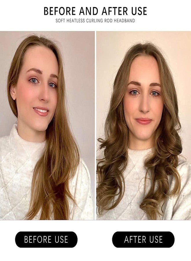 Glixon مكواة تجعيد الشعر جليكسون للنساء بدون حرارة | طوق رأس ساتان لتجعيد الشعر الطويل بدون حرارة | بكرات إسفنجية ناعمة لتجعيد مريح طوال الليل | بكرات حريرية مع ملحقات | مثالية للاستخدام اليومي والسفر - Image 4