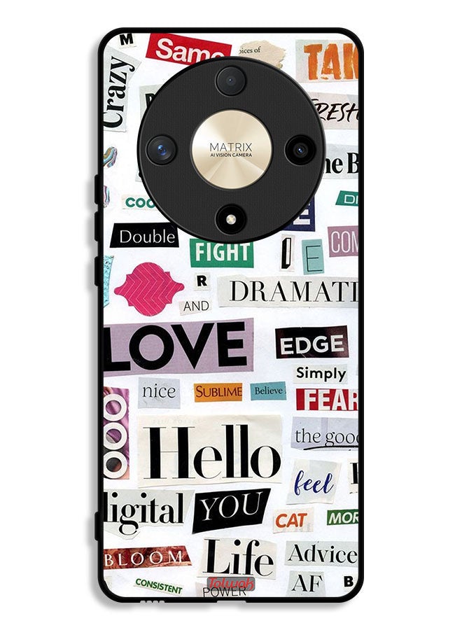Tolwak Honor X9b Protective Case Cover Short Quotes Stickers - Image 1
