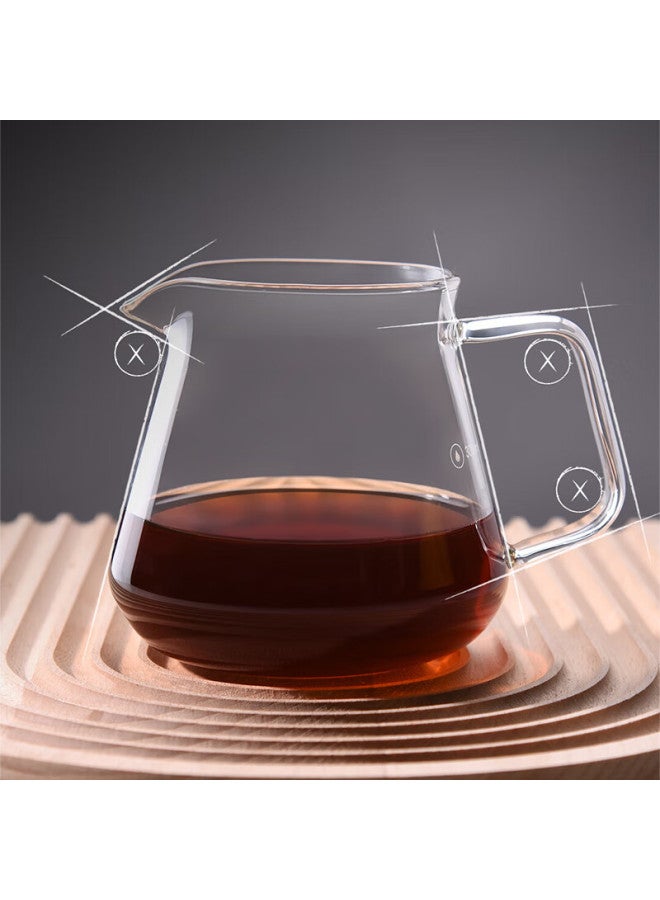 Cliton Coffee Sharing Pot, Household Heat-resistant High Borosilicate Glass Drip Pot, Coffee Pour-over Pot, 300ml - Image 4