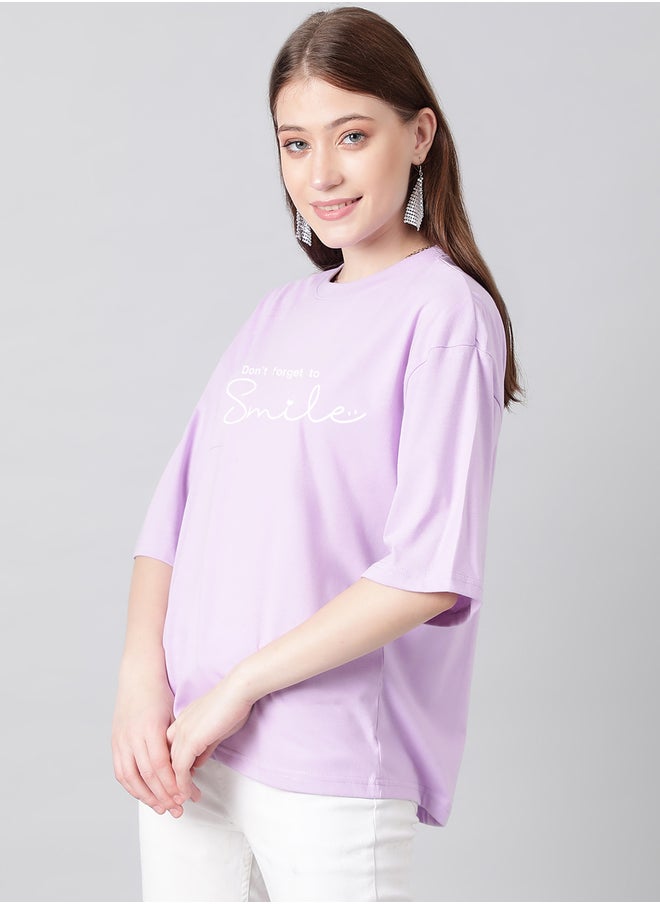 Kotty Slogan Print Short Sleeve Oversized T-Shirt  - Image 3