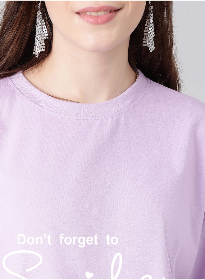 Kotty Slogan Print Short Sleeve Oversized T-Shirt  - Image 4