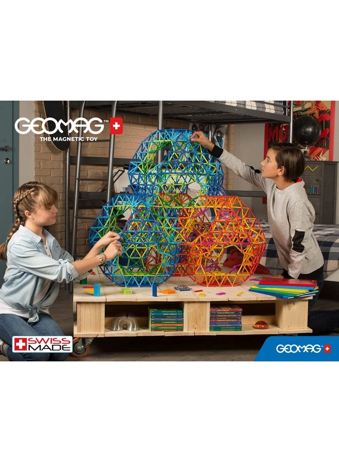 GEOMAG ألعاب جيوماغ المغناطيسية الكلاسيكية عصي وكرات بنفسجية مجموعة مكونة من 248 قطعة للأطفال والبالغين من عمر 8 إلى 99 | لعبة تعليمية STEM مصنوعة في سويسرا من 100% بلاستيك معاد تدويره | متعة التعلم الإبداعي والعلمي - Image 5