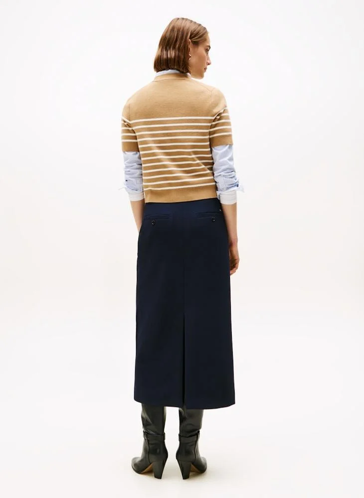 TOMMY HILFIGER Striped Button Detail Cardigan