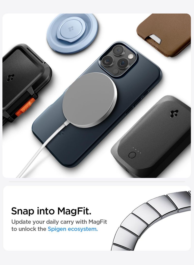 Spigen Thin Fit MagFit for iPhone 16 PRO MagSafe Case Cover (2024) - Metal Slate - Image 5