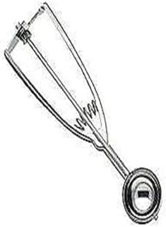 Metaltex Metaltex Silver 23Cm Stainless Steel Ice-Cream Scopper Ice Deluxe 