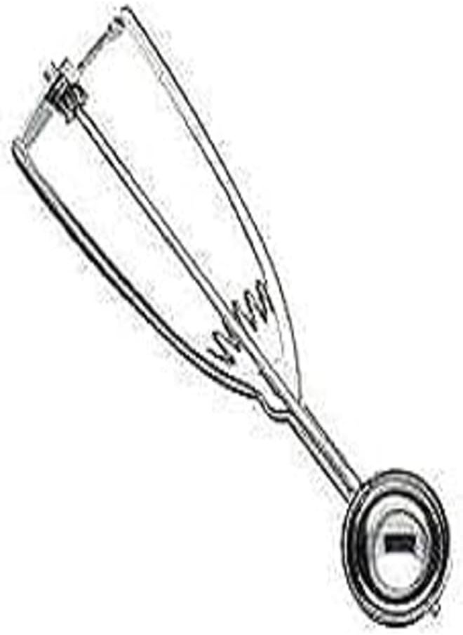 Metaltex Metaltex Silver 23Cm Stainless Steel Ice-Cream Scopper Ice Deluxe 
