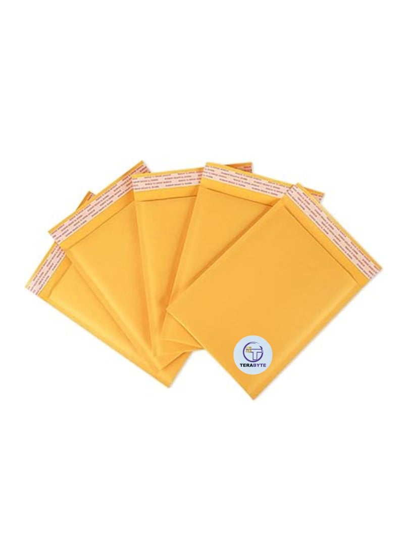 Terabyte أكياس الأظرف الفقاعية 180 مم × 265 مم (7 إنش - 11 إنش) أكياس الأظرف الفقاعية من ورق الكرافت أكياس البريد المحشوة أظرف الشحن ذاتية الإغلاق للتغليف 25 قطعة - Image 1