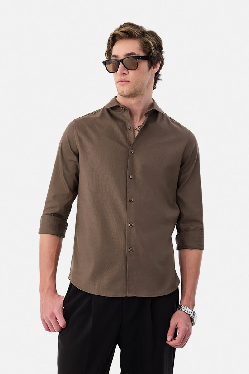 سنيتش 100% Cotton Slim Fit Shirt