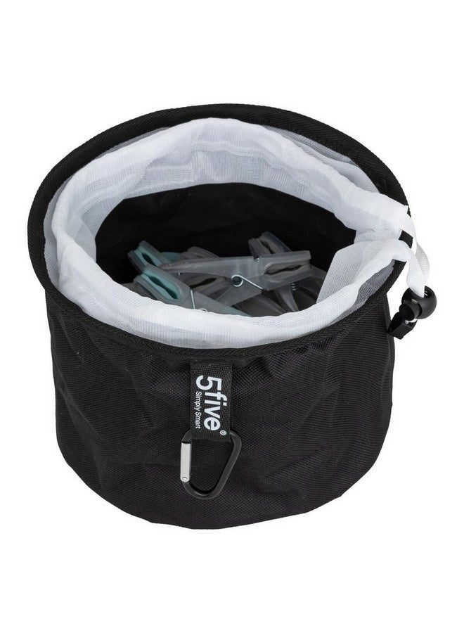 Five Simply Smart 24-Piece Clothespin with Storage Bag Multicolour 14 x 18.5 x 18.5 cm 202479 - Image 4