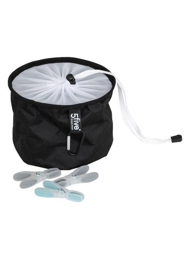 Five Simply Smart 24-Piece Clothespin with Storage Bag Multicolour 14 x 18.5 x 18.5 cm 202479 - Image 1