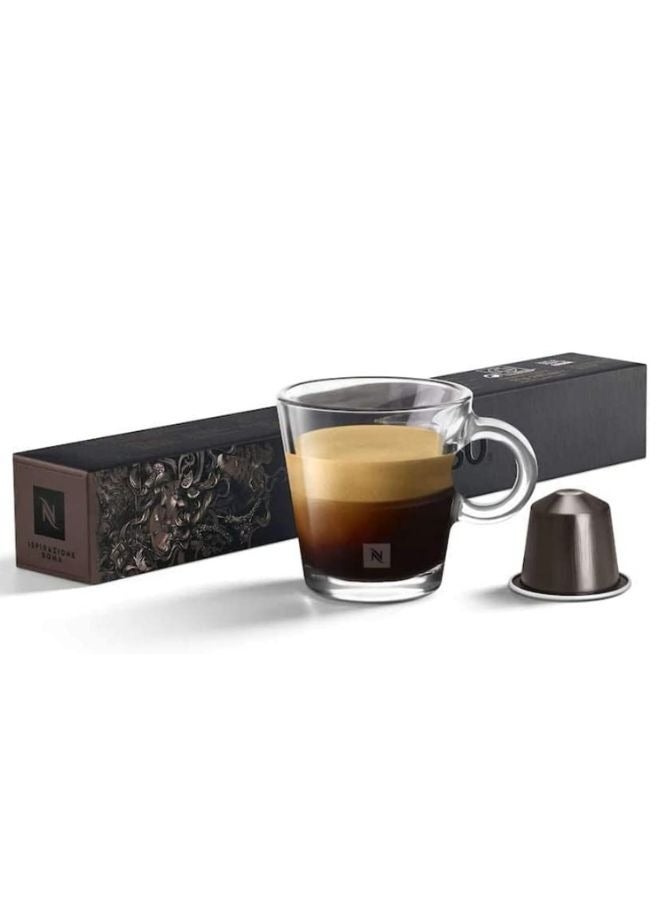 نسبرسو نسبريسو اسبيرازيوني ايطاليانا روما اسبريسو 10 كبسولات قهوة في 1 كم ، الخط الأصلي - كثافة 8 - Image 1