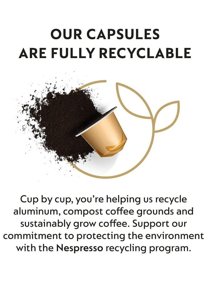 نسبرسو نسبريسو اسبيرازيوني ايطاليانا روما اسبريسو 10 كبسولات قهوة في 1 كم ، الخط الأصلي - كثافة 8 - Image 4