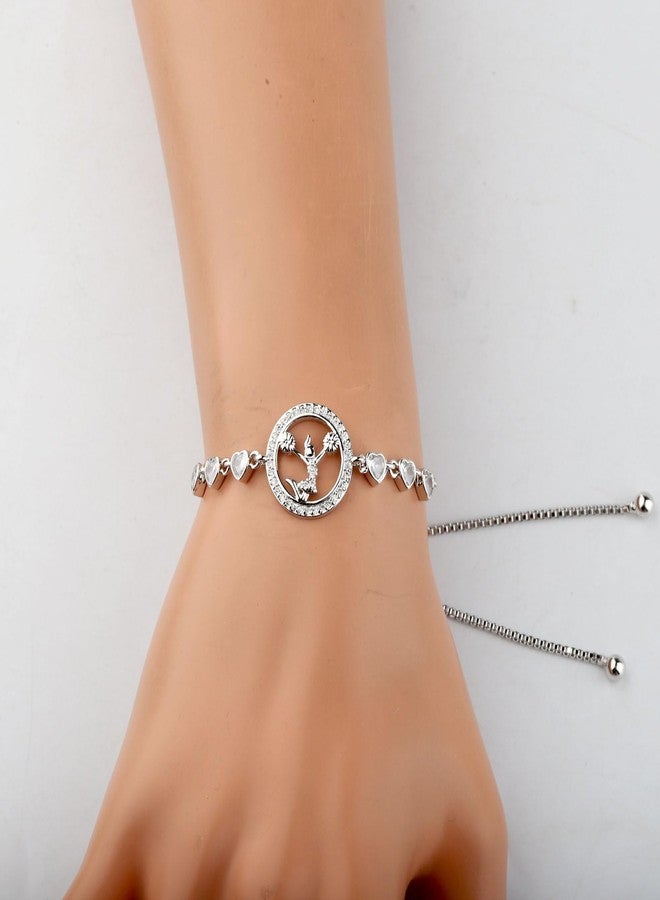 FEELMEM Cheer Charm Bracelet Girl Cheerleading Slider Bracelet Gifts Cheer Jewelry Cheerleaders Gifts for Cheer Coaches or Team (Cheer Bracelet) - Image 3