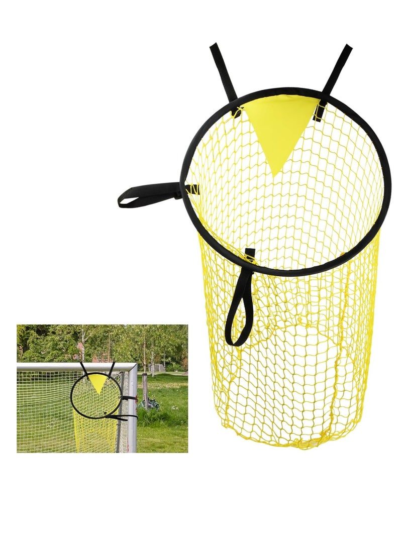 1pc Football Goal Target Bag, Soccer Top Bins Target Net, Football Throwing Target with Adjustable Straps, Football Training Goal, Football Net for Kicking, Shooting, Soccer Training - Image 1