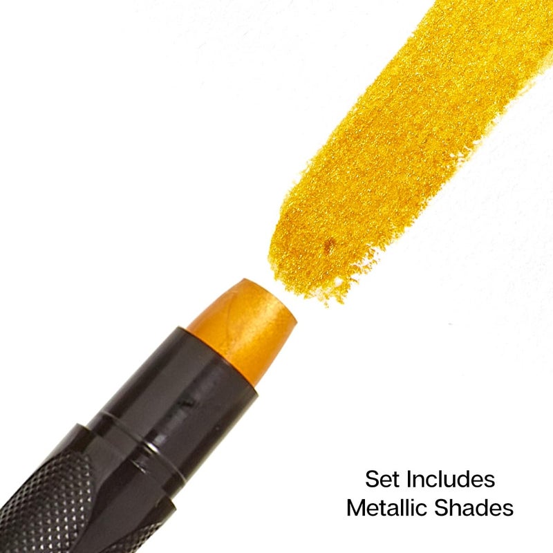 KINGART GEL STICK Set, Artist Pigment Crayons, 72 Unique Colors, Water Soluble, Creamy, and Odorless, Use on Paper, Wood, Canvas and more - Image 3