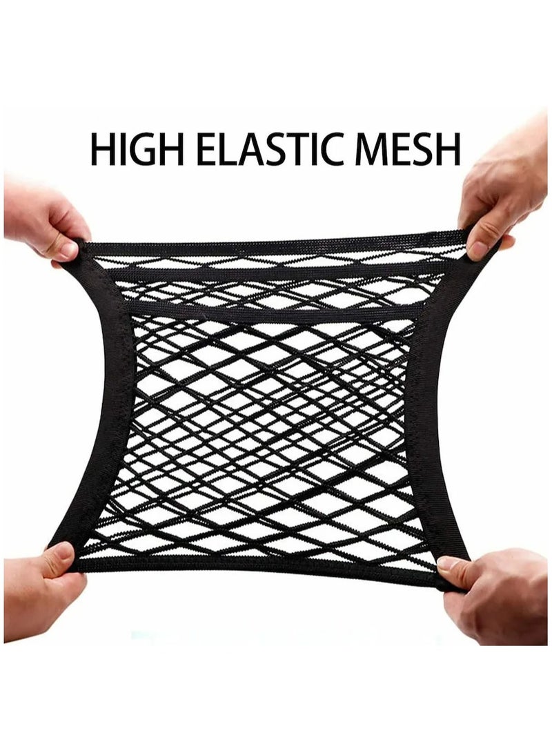 KGL BROSISS Universal Motorcycle Helmet Net | Elastic Cargo Net for Bike & Scooter | Strong Nylon Mesh with Hooks for Luggage, Bags & Helmets - Image 4