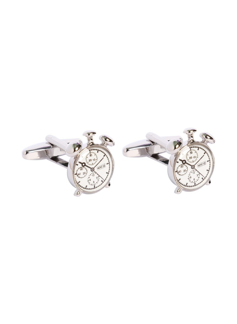 Clock Designed Cufflink Stainless Steel - pzsku/ZB5BA2D2077D59DE7FFCAZ/45/_/1694257246/0ee94f7d-d06e-4a45-8bc0-4760f439fc10