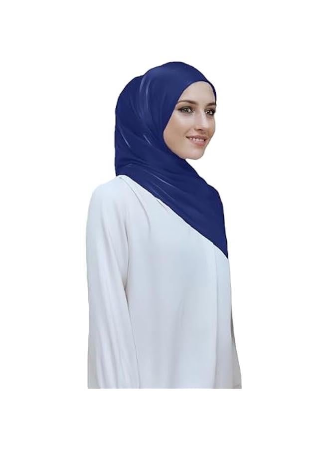 Arabest Glimmering Crepe Scarf Shawl for Women Heading Hijab Lightweight - Image 2