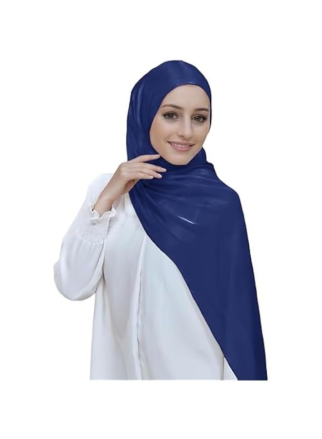Arabest Glimmering Crepe Scarf Shawl for Women Heading Hijab Lightweight - Image 3