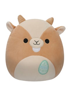 Squishmallows 7.5 inch Grant the Tan Goat , Officially Licensed Kellytoy Plush Toy, Colorful Soft Toy, Gift for Kids, Girls & Boys Washable Squishy Stuff Toy Multicolor All Age  - Image 1