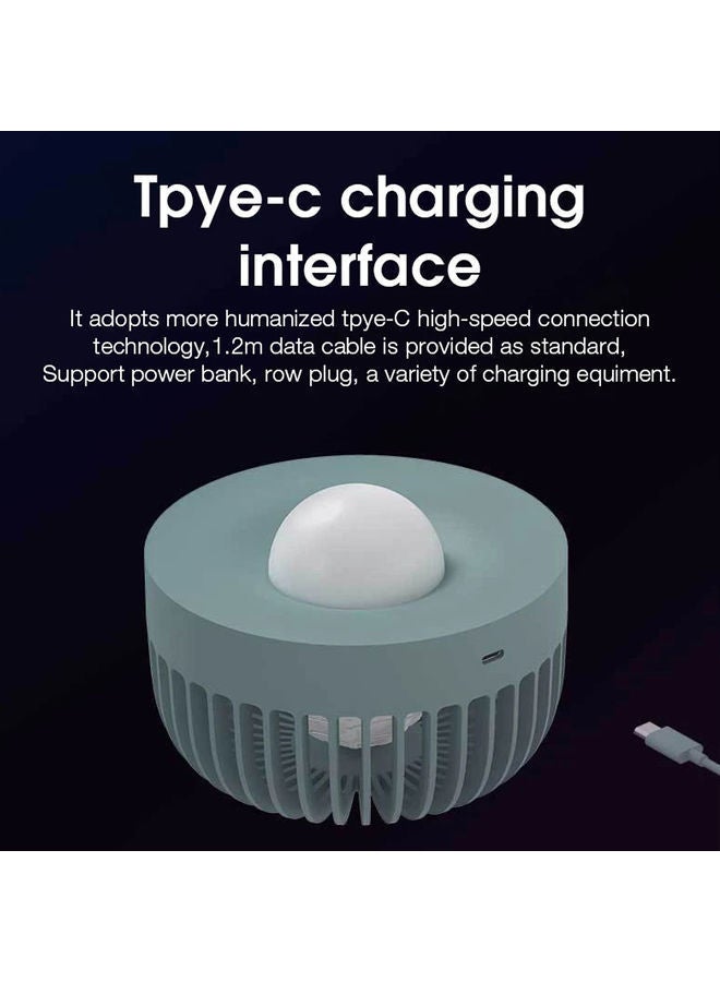 NIBEMINENT Portable Mosquito Repellent Killer Lamp Green 16x15x15cm - Image 2