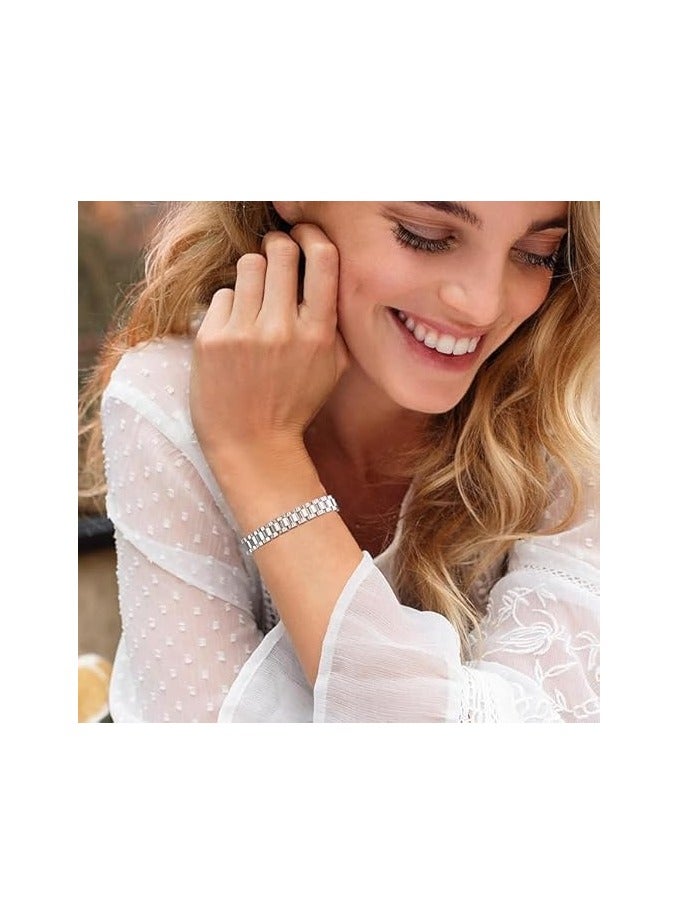 Fayrouz Jewellery Unisex Waterproof Bracelet for Women Stainless Steel Thick Links Bracelet by Firouz Jewelry - Image 2
