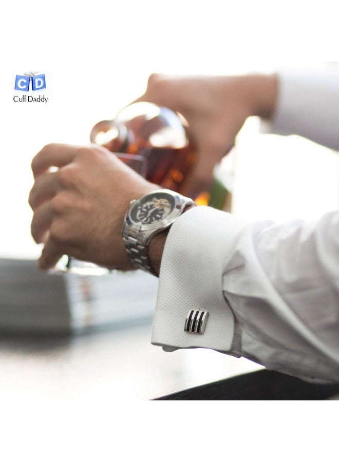 Cuff-Daddy Stapler Cufflinks with Presentation Box - Image 3