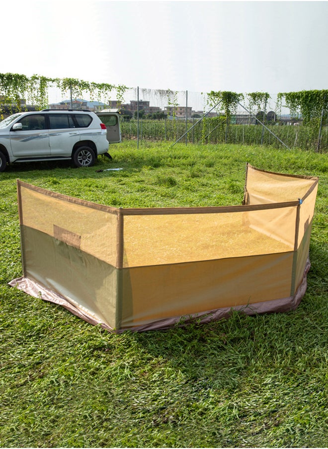 AL SANIDI - Outdoor windbreak for trips, Al-Mashab windbreak, Kaki, Size 6*1.25Metre - Image 1
