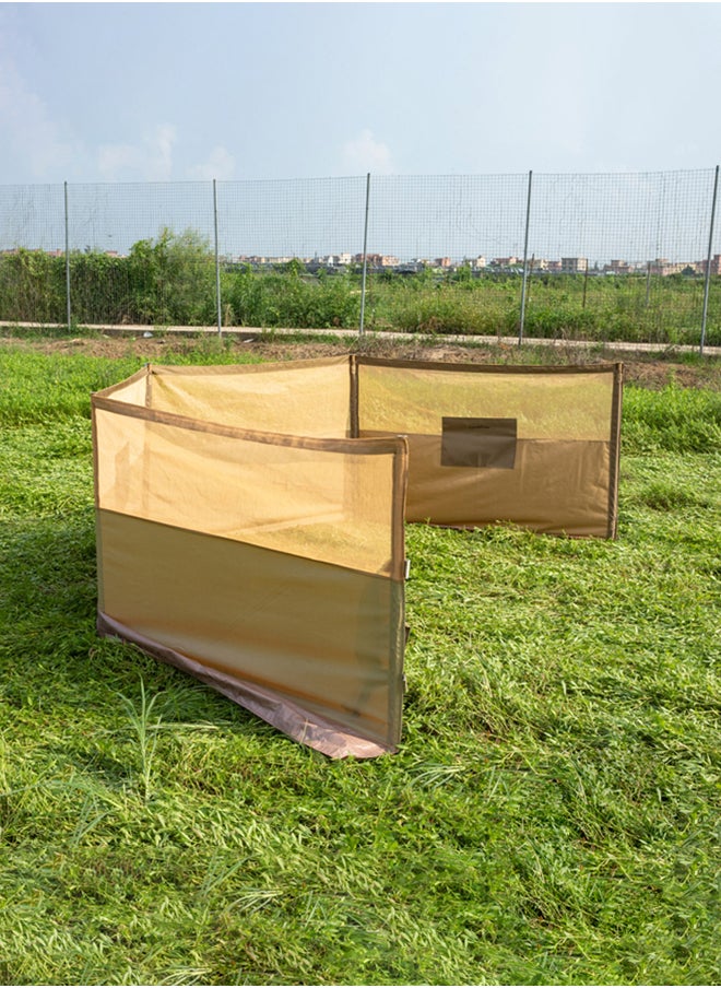 AL SANIDI - Outdoor windbreak for trips, Al-Mashab windbreak, Kaki, Size 6*1.25Metre - Image 1