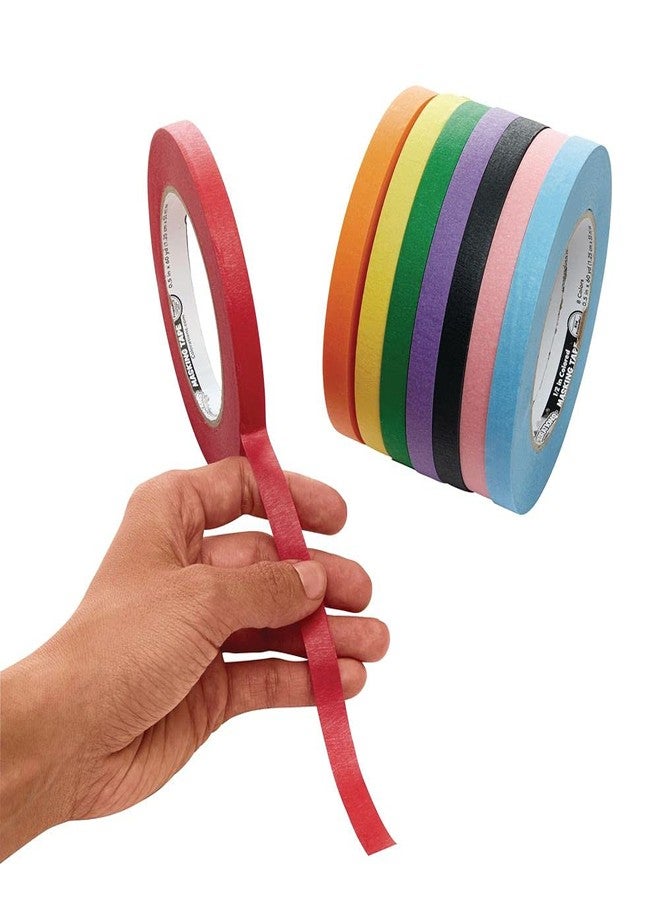 Colorations 1/2 Inch Thick Masking Tape in 8 Colors! Perfect for Home or Classroom Use - Image 3