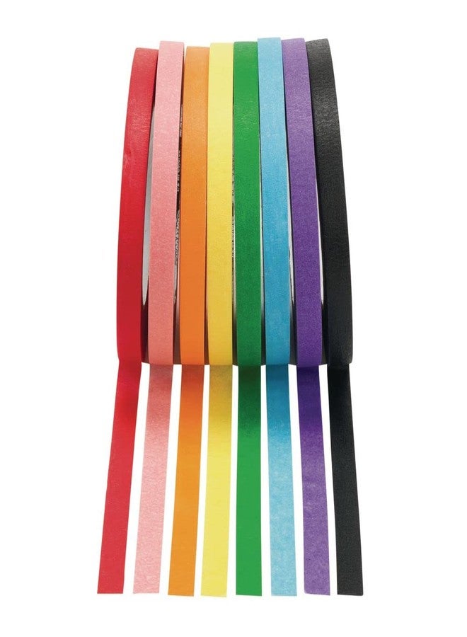 Colorations 1/2 Inch Thick Masking Tape in 8 Colors! Perfect for Home or Classroom Use - Image 2