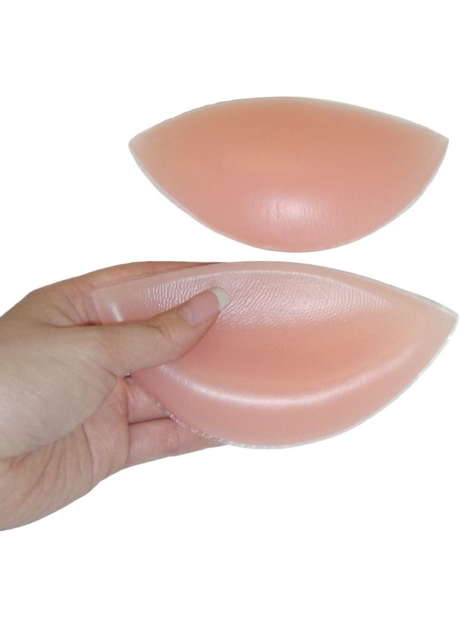 Hemline 2 Pieces Silicone Washable And Reusable Push Up Pads 7 by 11 Centimeter - Image 3