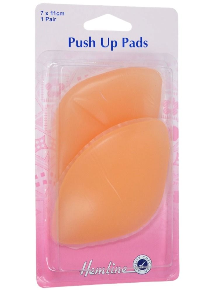 Hemline 2 Pieces Silicone Washable And Reusable Push Up Pads 7 by 11 Centimeter - Image 2