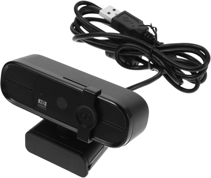 كاميرا ويب Balacoo 1080p HD للكمبيوتر مع اتصال USB، كاميرا مؤتمرات فيديو ذات تركيز ثابت لأجهزة الكمبيوتر المكتبية، للاستخدام في البث المباشر والاجتماعات عبر الإنترنت - Image 1