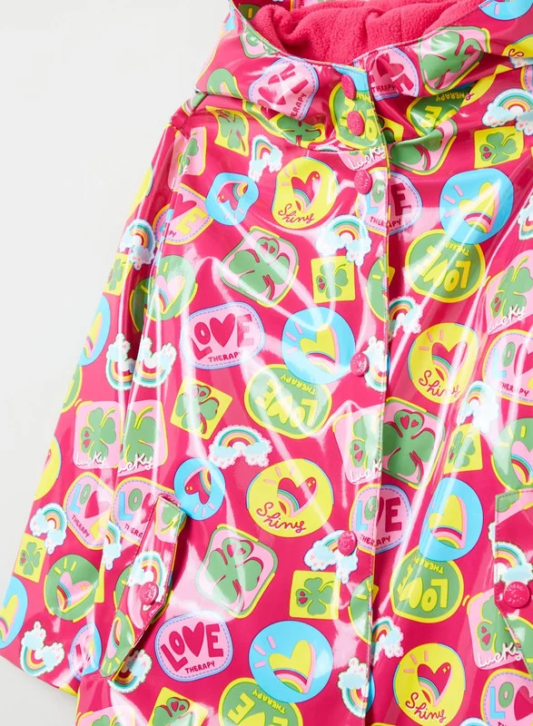 Ovs Waterproof jacket with all-over print