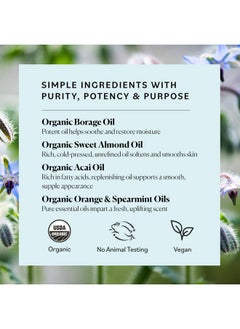 Sky Organics Body Oil, Extra Hydrating & Nourishing Organic Skin Care With Borage Oil, Acai & Sweet Almond Oil, Moisturizing Massage Oil, Refreshing Orange & Spearmint Scent, 6 Fl Oz  - Image 5