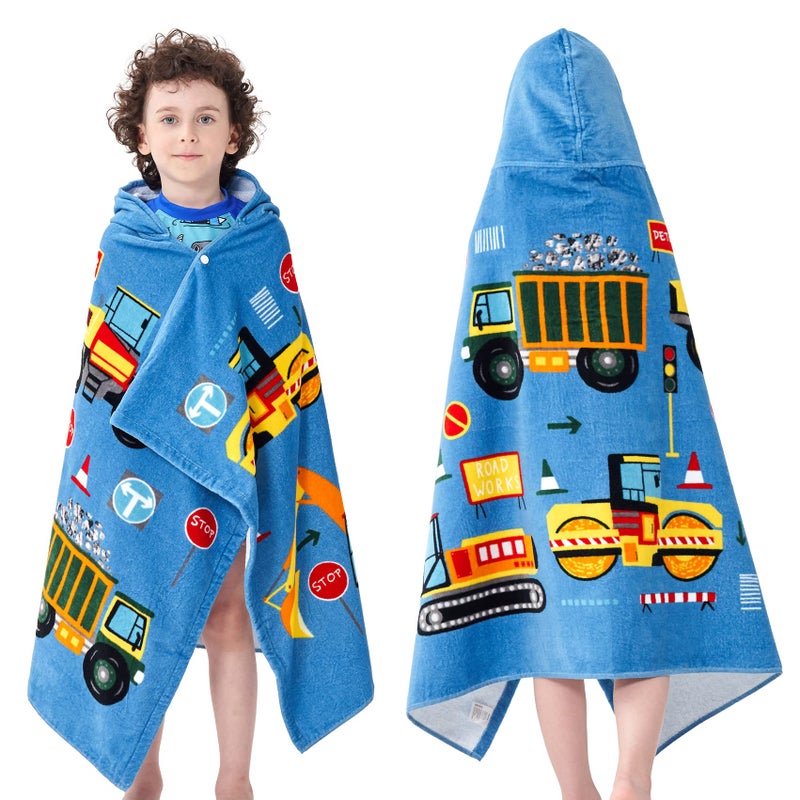 Bavilk Bavilk Kids Bath Towels Kids Towel Girls Boys Hooded BeachBathroomPool Swim Towels 30  50 INCH Large Size Ultra Absorbent Cute Cartoon Animal Full Vitality 100 Cotton Wearable Wrap for Child 