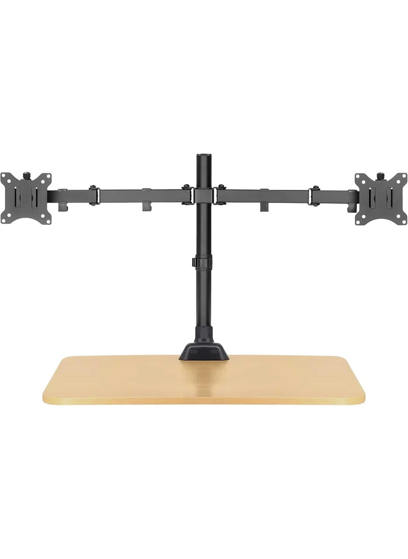 Generic Dual Monitor Arm Mount – Adjustable for 17–32” Screens, 360° Rotation, VESA 100x100, Heavy Duty, Max Load 9kg  - Image 3