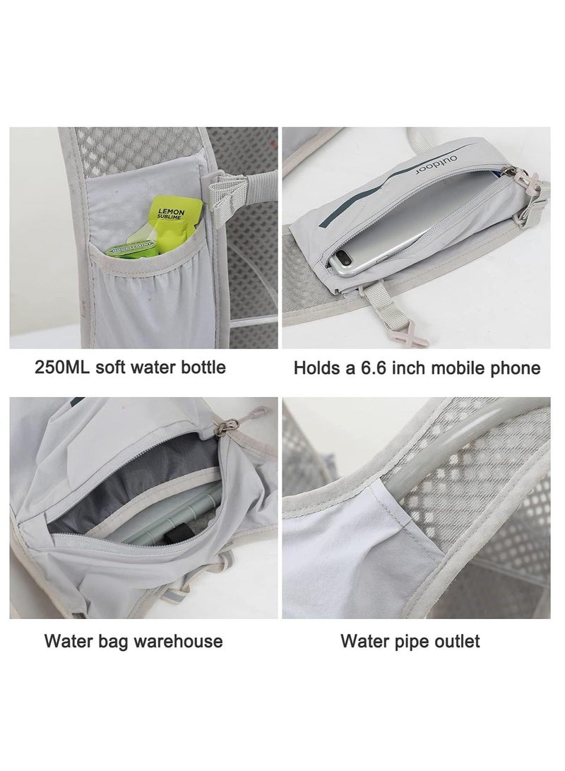 Generic Running Hydration Vest Backpack Lightweight Insulated Pack with 1.5L Water Bladder Bag Daypack for Hiking Trail All-Purpose Cycling Race Marathon - Image 5