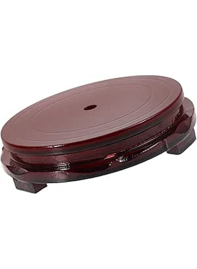 Wooden Display Stand For Flowerpots Aquariums Teapots Solid Wood Base Home Garden Decor - Image 1