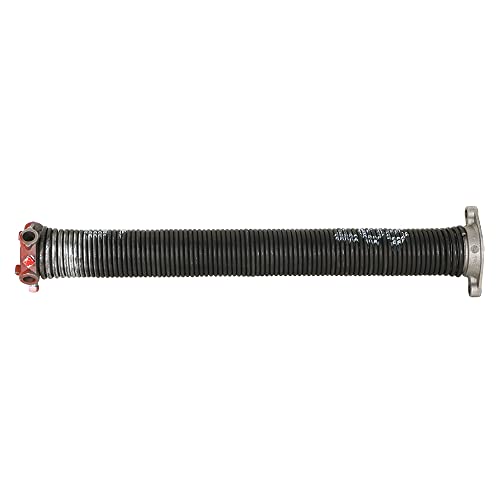 Prime-Line GD 12224 Steel Right-Hand Garage Door Torsion Spring, 0.207 In. x 1.75 In. x 18 In., Black with Silver Painted End (Single Pack) - Image 1