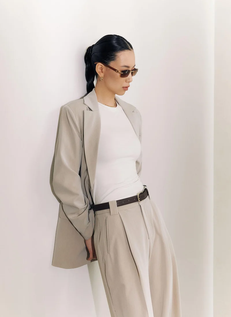 Lichi  Suiting jacket with golden buttons for Women | Best Price UAE