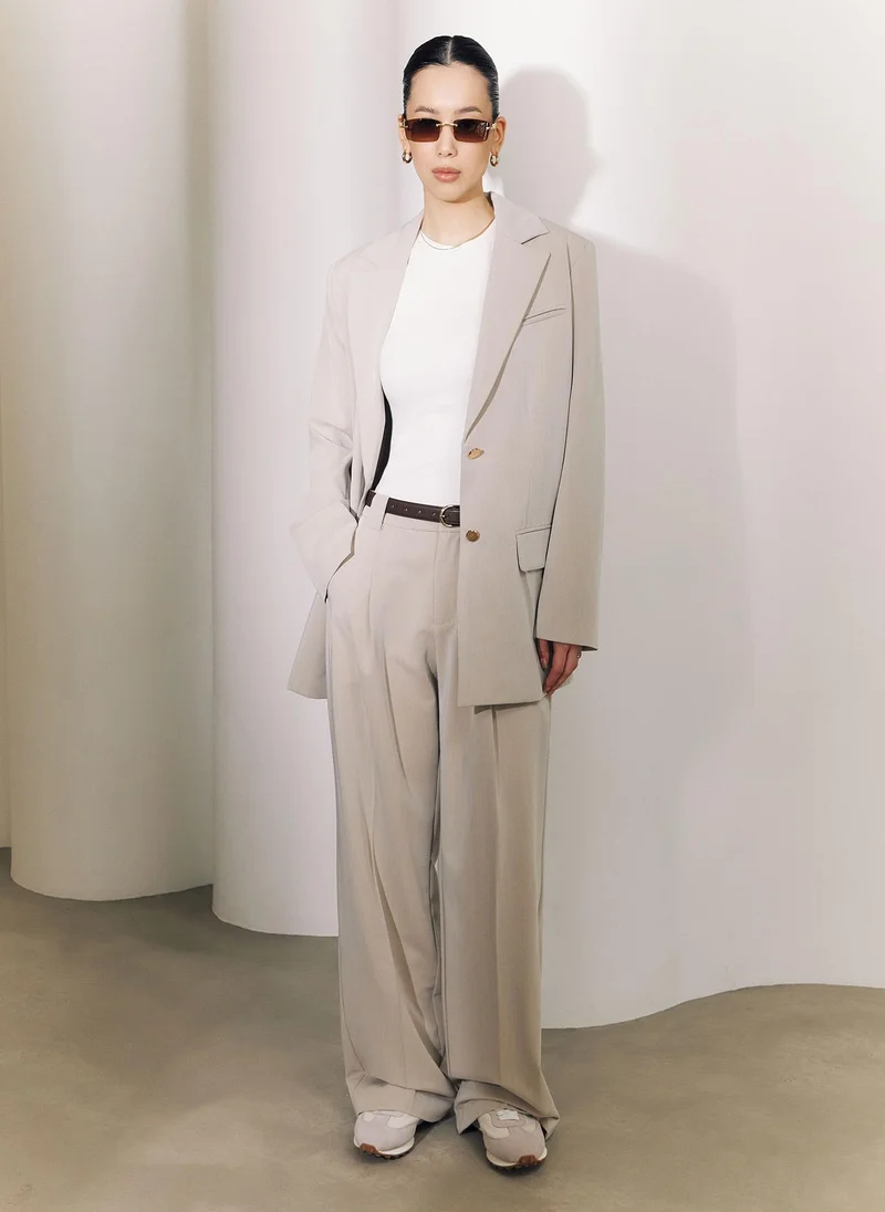 Lichi  Suiting jacket with golden buttons for Women | Best Price UAE