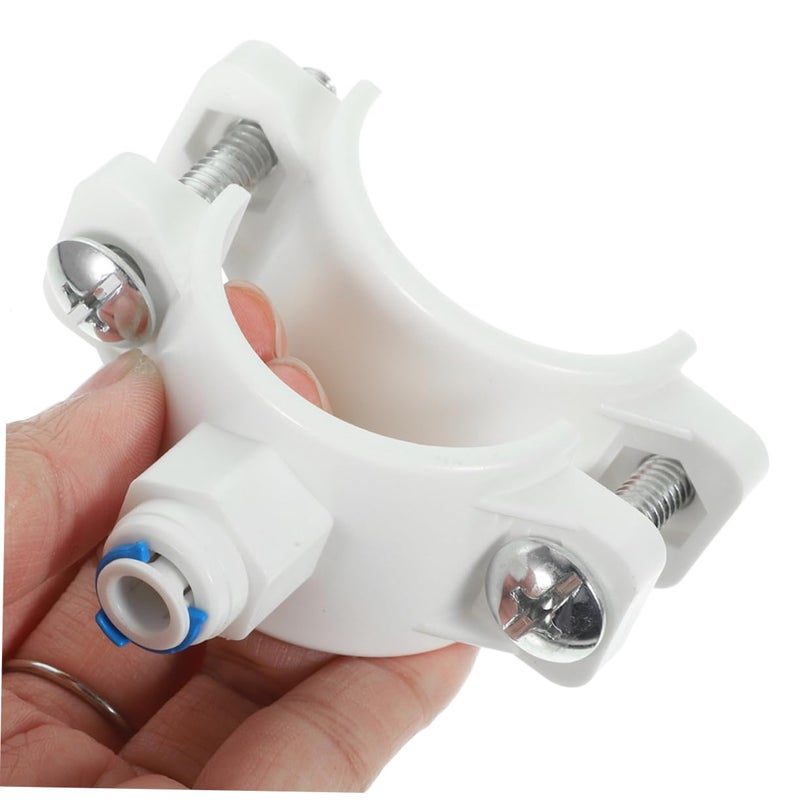2Pcs Water Filter Retaining Clip Drain Saddle Valve Clamp For RO System Aquarium RV Quick Connect - Image 5
