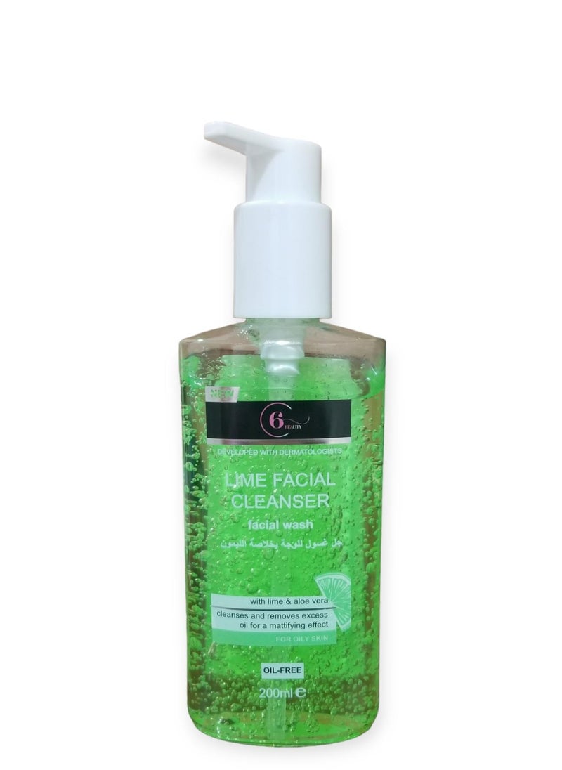 6 BEAUTY Gel wash with lemon extract 200 ml 