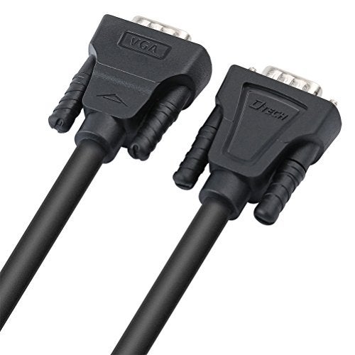 DTech 75ft VGA Cable Male to Male with Ferrites Screws 1080p High Resolution for Computer Monitor Projector - Image 4