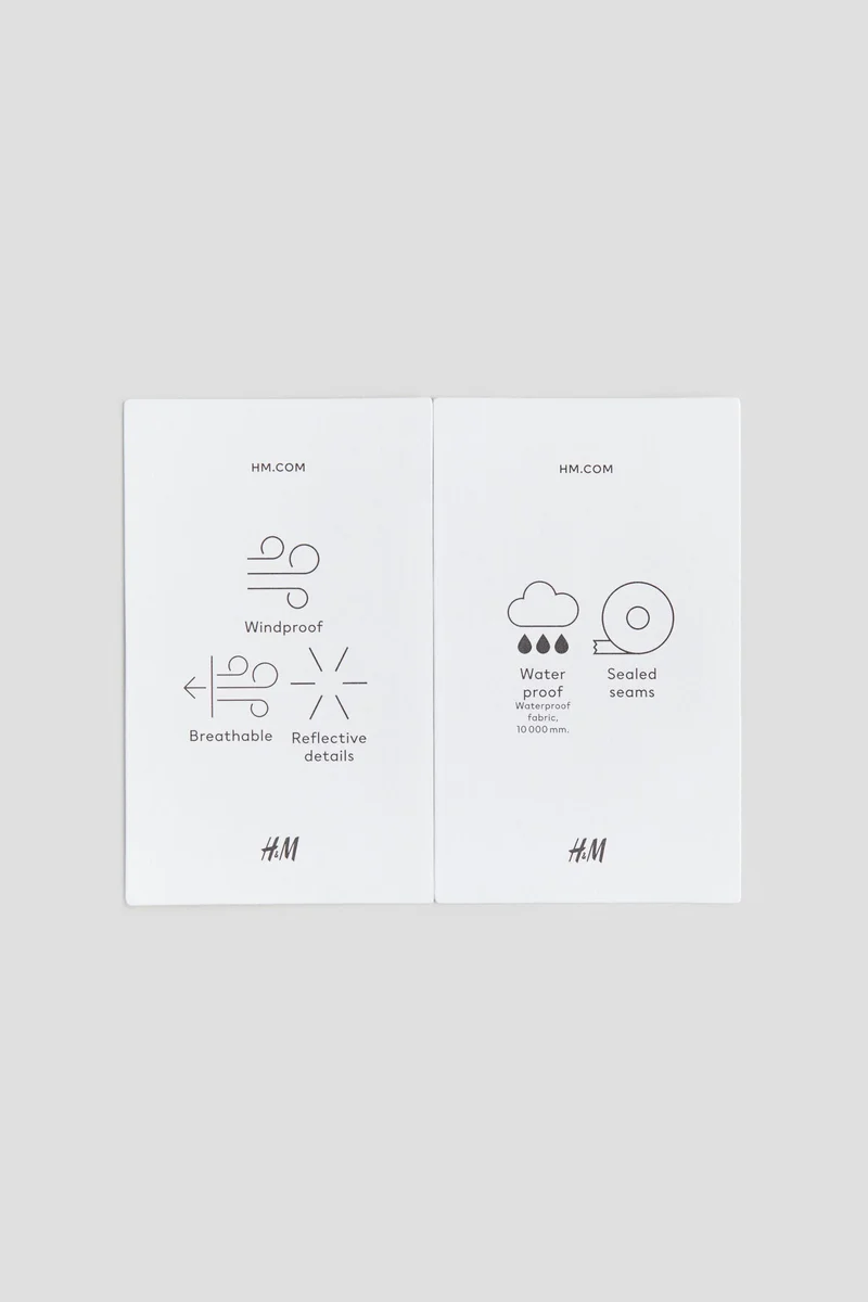 H&M 2.5-layer rain jacket