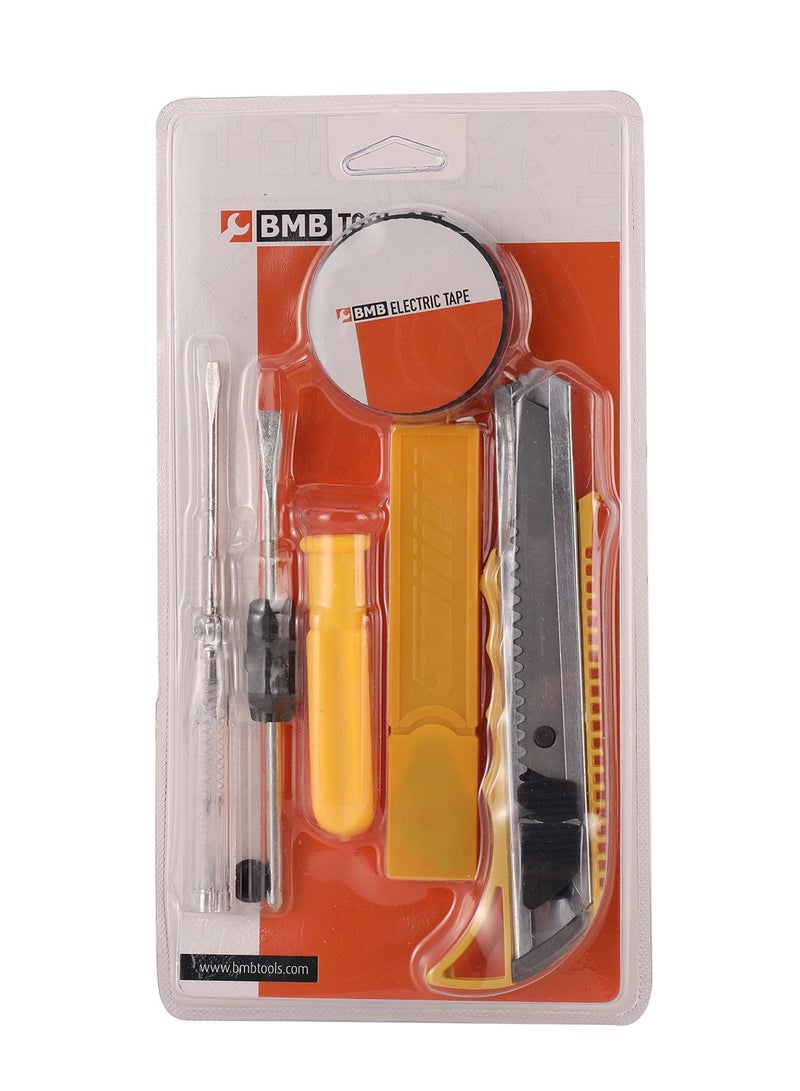 BMB tools Mixed General Hand Tool Kit 6 Pieces |Portable Small Tool Set | Daily use | mini hammer  - Image 4