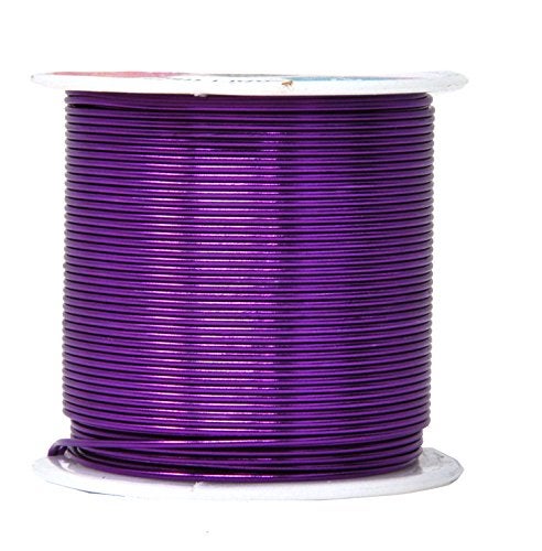 Mandala Crafts 18 Gauge Anodized Aluminum Craft Wire for Jewelry Making - 450 FT Colored Flexible Silver Black Gold Purple Red Kelly Green Wire - Bendable for Bonsai Armature Crafting Sculpting - Image 5